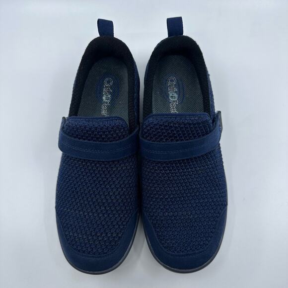 Orthofeet WMNS Quincy 823 Stretchable Slip-On Shoes US 7.5B Blue Comfort Support - Picture 5 of 8
